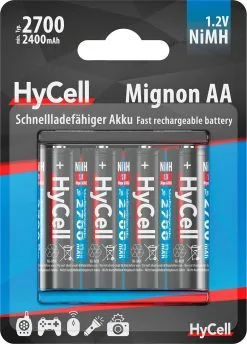 Andere NiMH-batterier Mignon AA 2700 MAh I Blisterpakke Med 4 Stk.