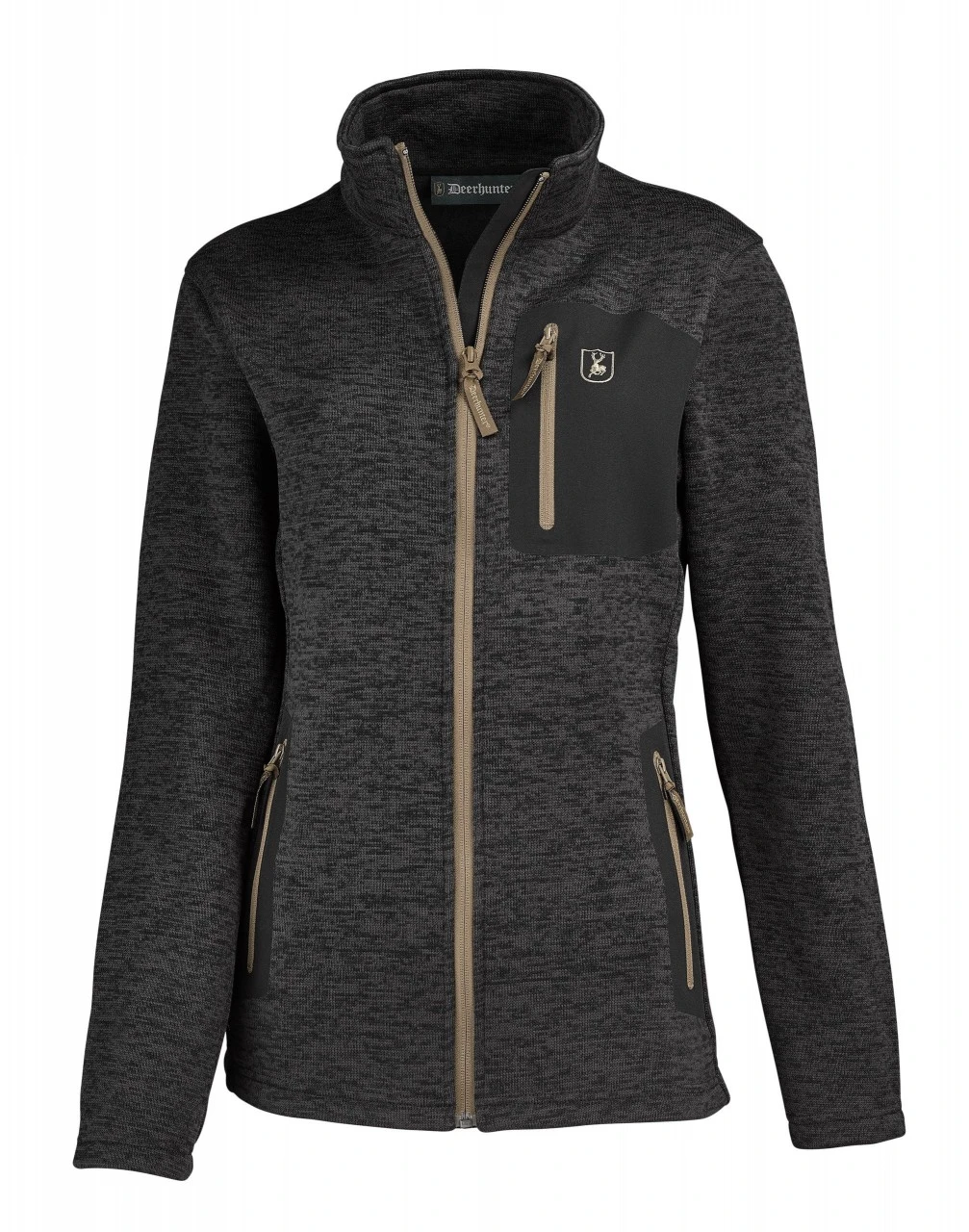 Deerhunter Strikfleecejakke Lady Sarek Knitted 1 Deerhunter Strikfleecejakke Lady Sarek Knitted