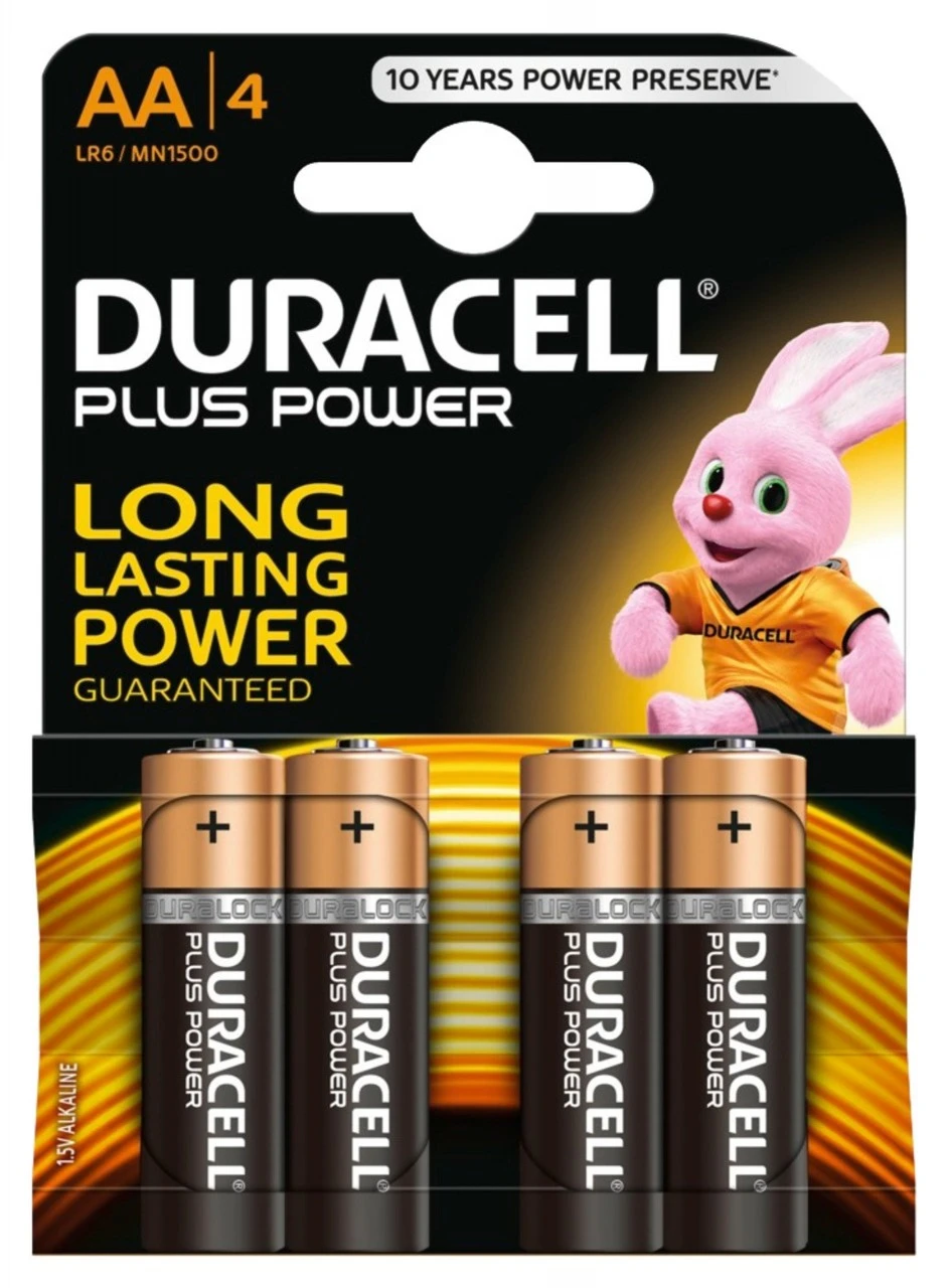 Duracell Batterier AA, LR06/MN1500 1,5 V 1 Duracell Batterier AA, LR06/MN1500 1,5 V